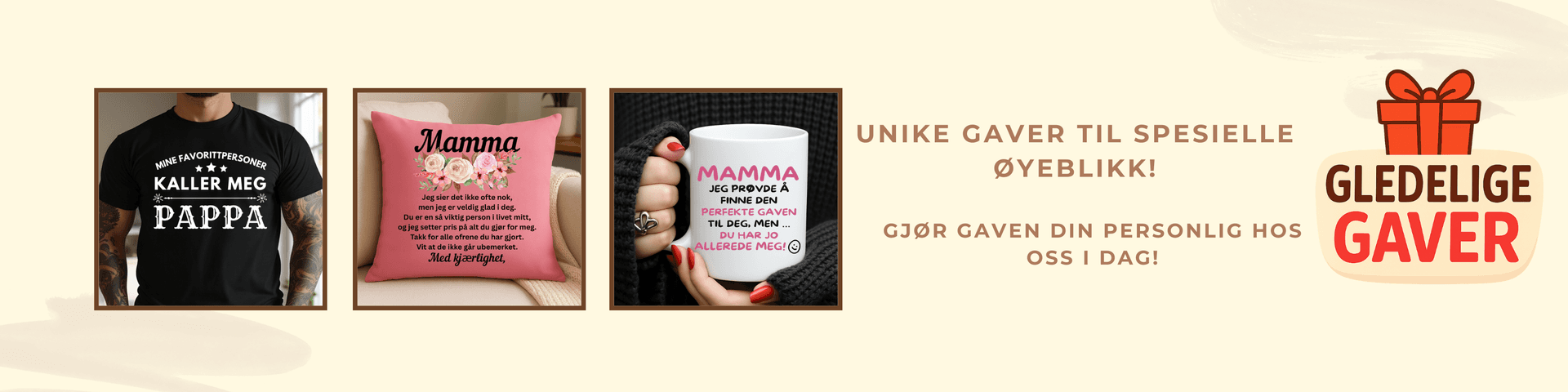 Banner for gledeligegaver